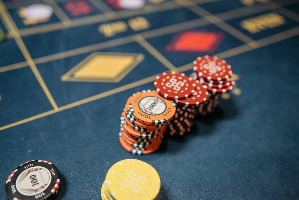 casino chips for playing casino games